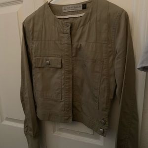 Puma cropped army green jacket